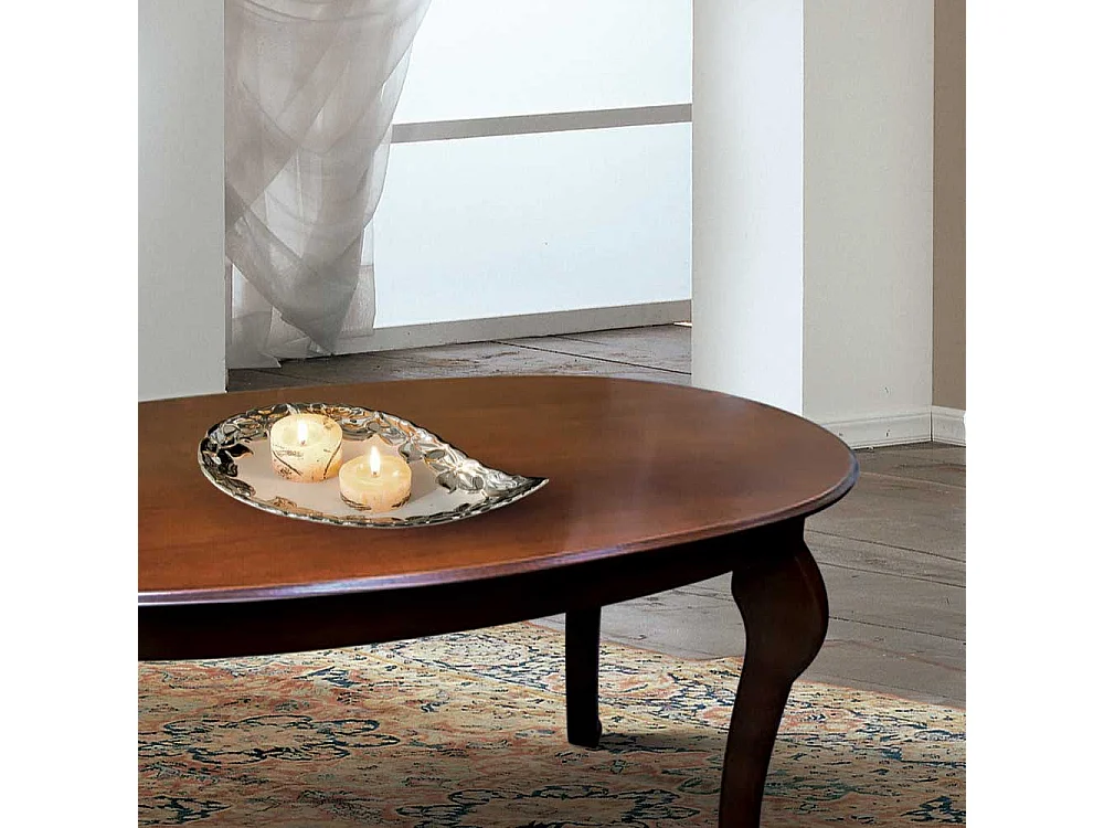 Wohnzimmer Couchtisch im italienischen Design oval