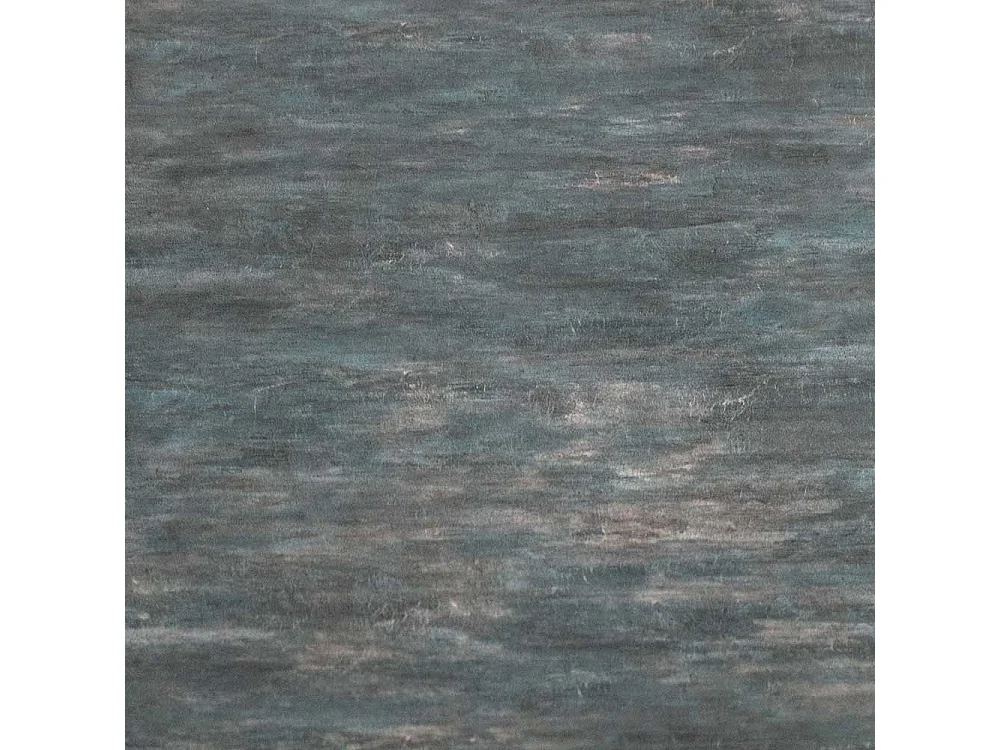 Glasbeistelltisch in Blaugrau und Dunkelgrau 45 cm breit