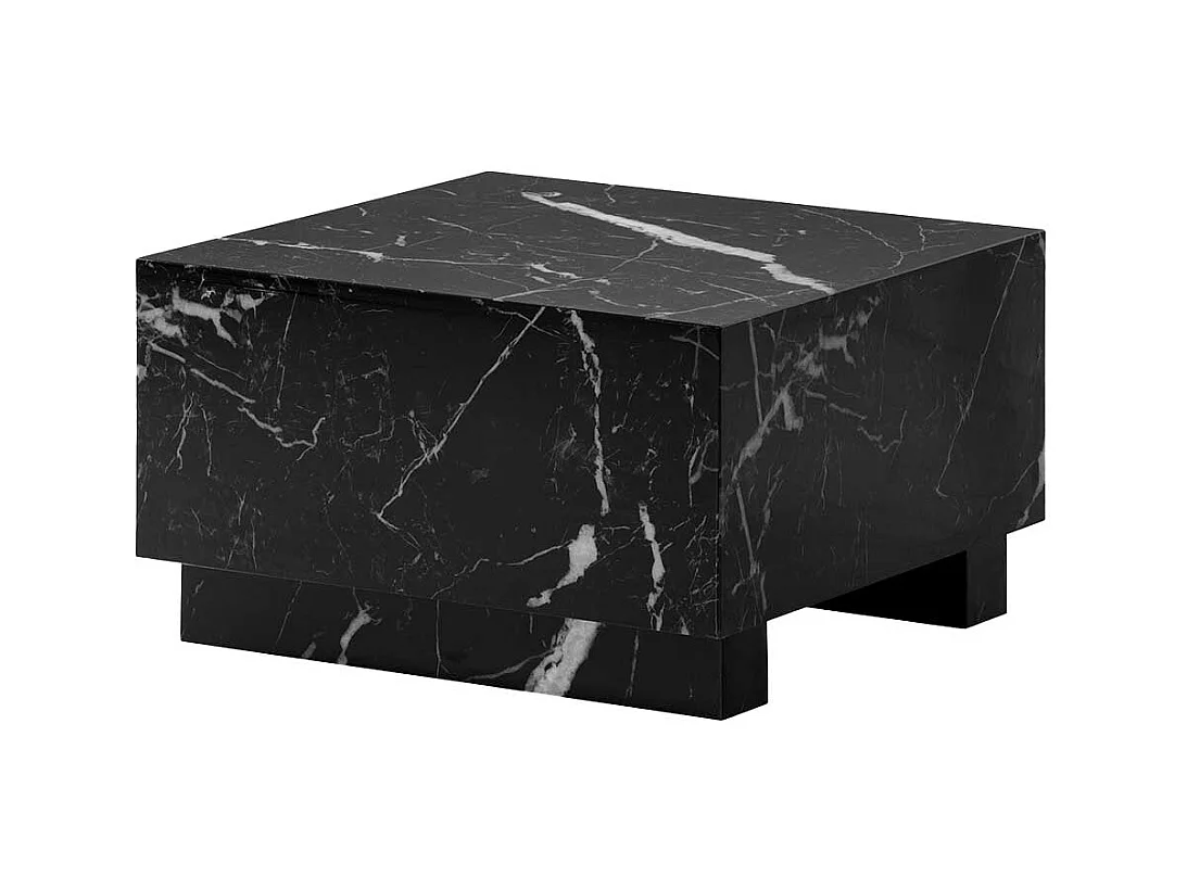 Sofatisch Couchtisch in Marmor Optik 60 cm breit