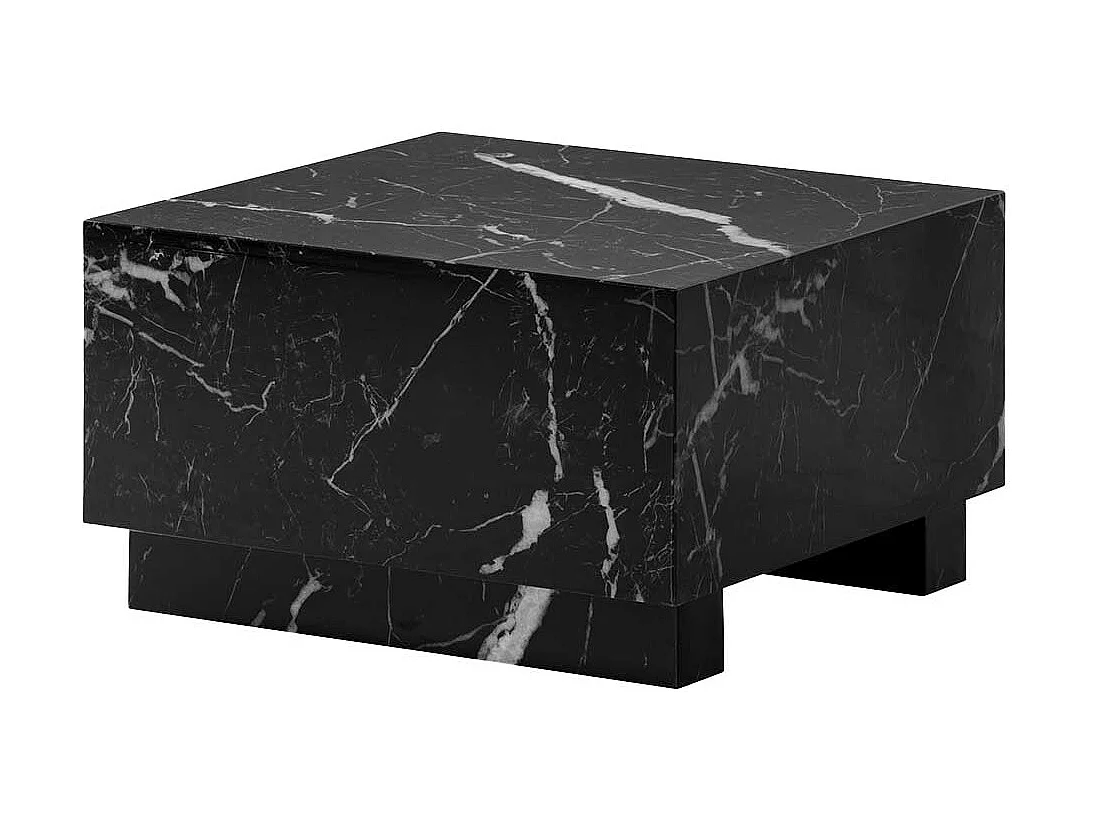 Sofatisch Couchtisch in Marmor Optik 60 cm breit