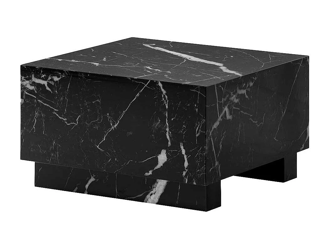 Sofatisch Couchtisch in Marmor Optik 60 cm breit