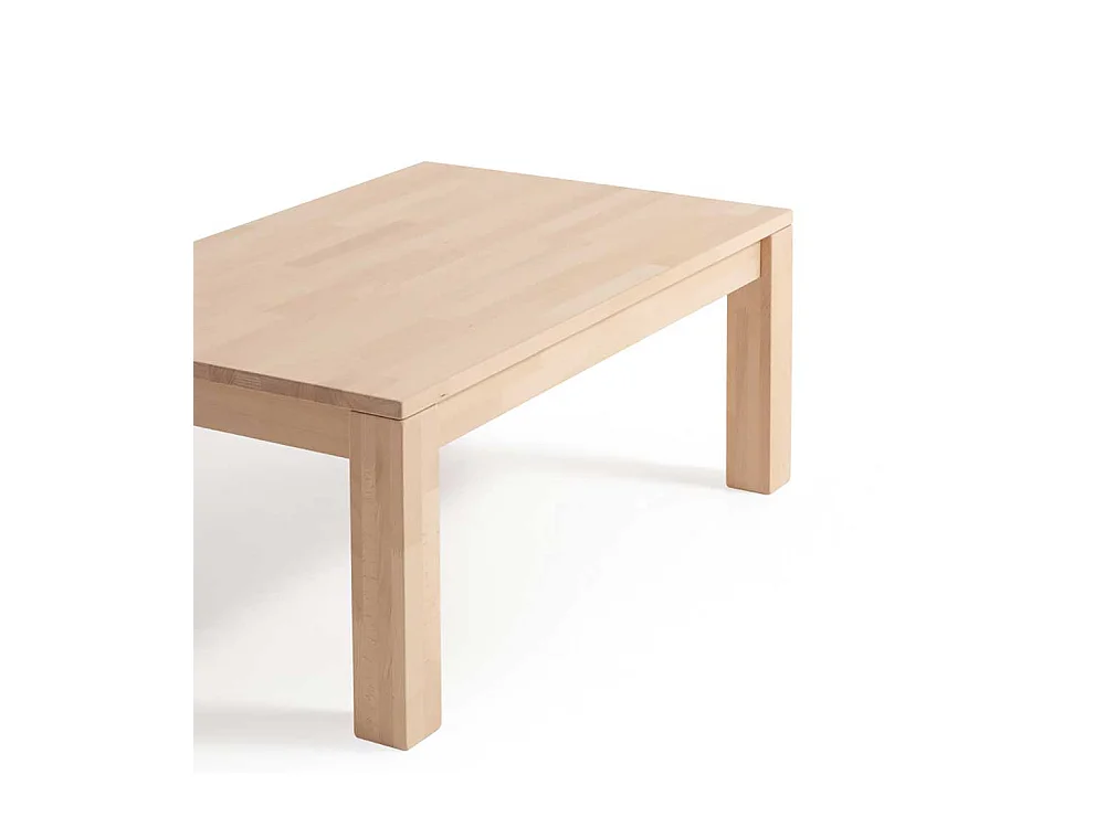 Wohnzimmertisch aus Buche Massivholz 45 cm hoch