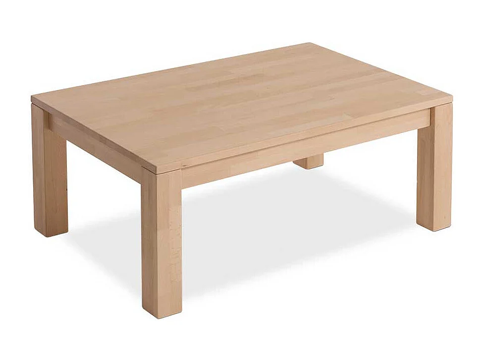 Wohnzimmertisch aus Buche Massivholz 45 cm hoch
