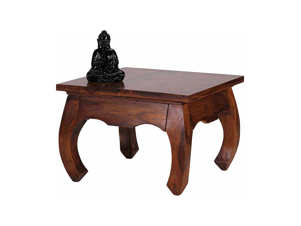 Opiumtisch aus Sheesham Massivholz Landhausstil