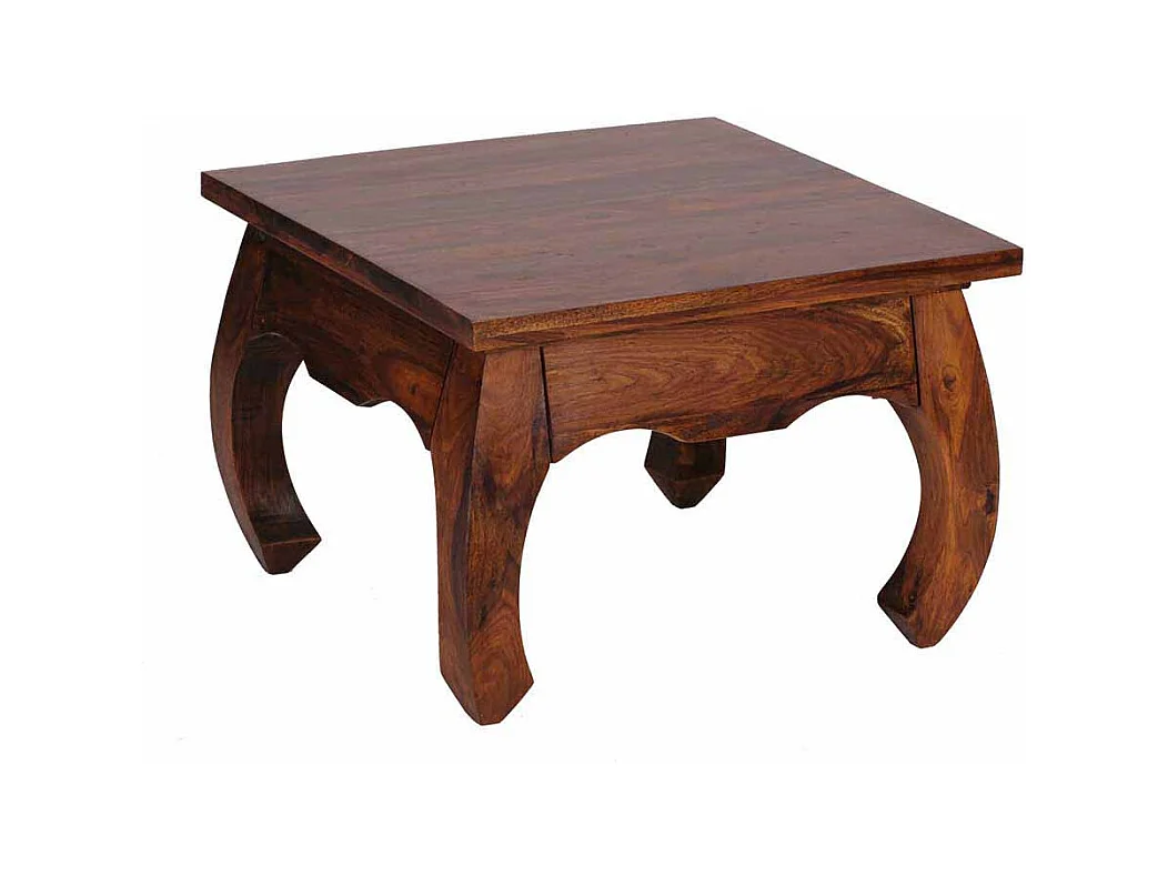 Opiumtisch aus Sheesham Massivholz Landhausstil