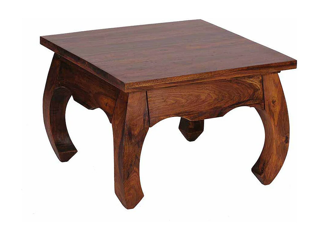 Opiumtisch aus Sheesham Massivholz Landhausstil