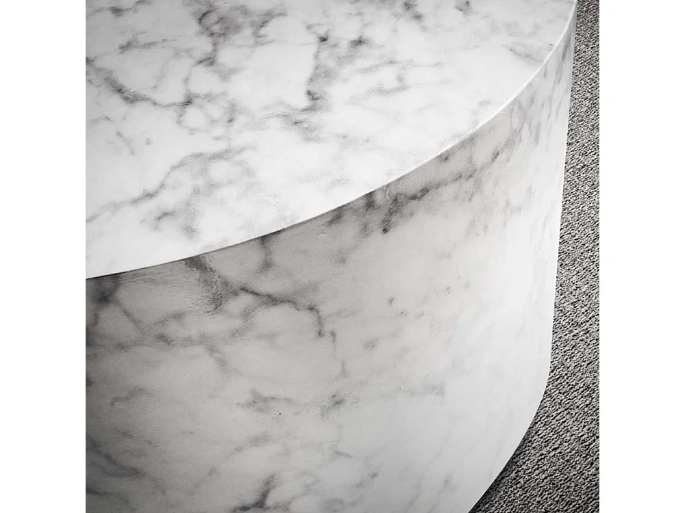 Sofatisch Couchtisch in Marmor Optik Hochglanz