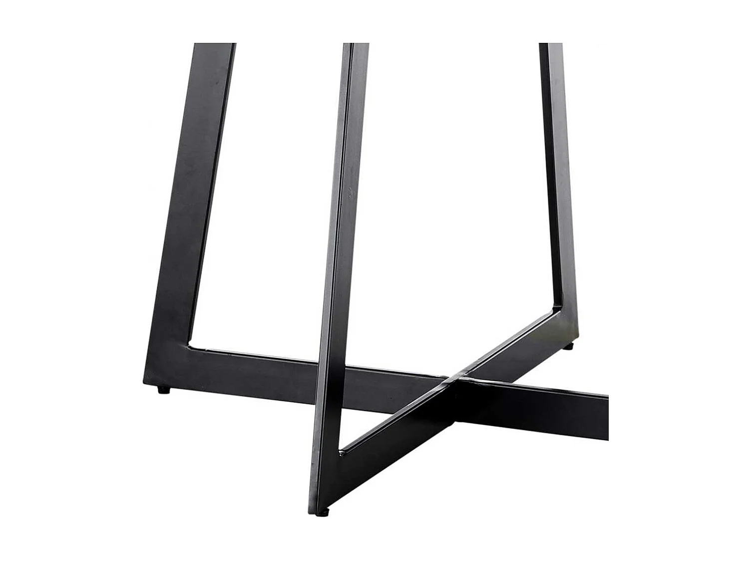 Salontisch mit quadratischer Tischplatte Marmor und Metall