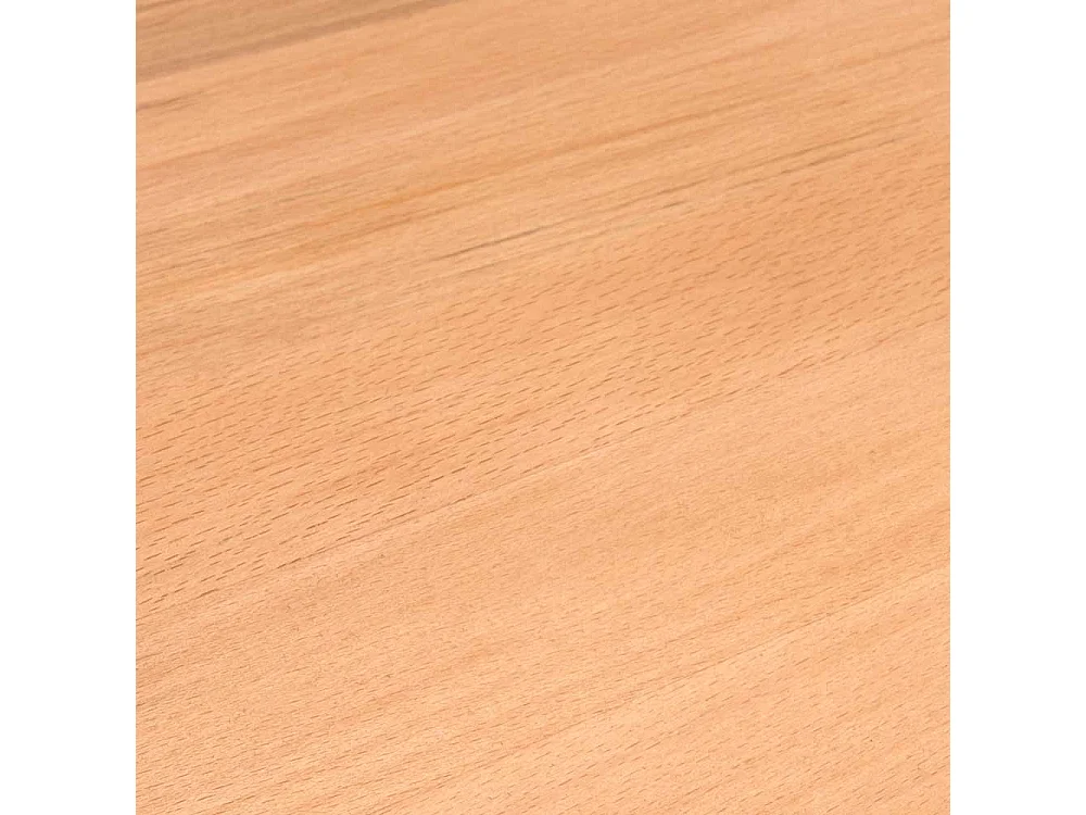 Wohnzimmer Couchtisch aus Kernbuche Massivholz Metall in Schwarz