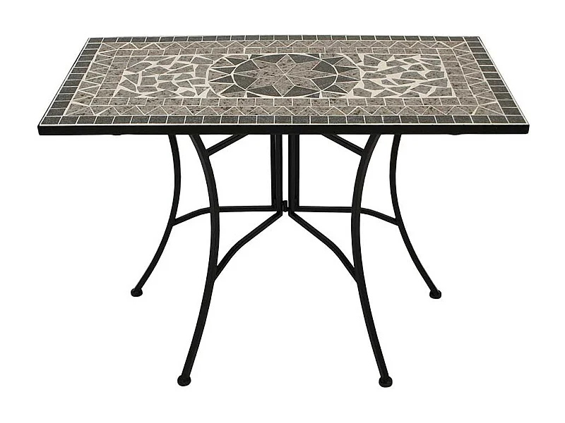 Mosaik Balkon Wandtisch im Retrostil Keramikplatte