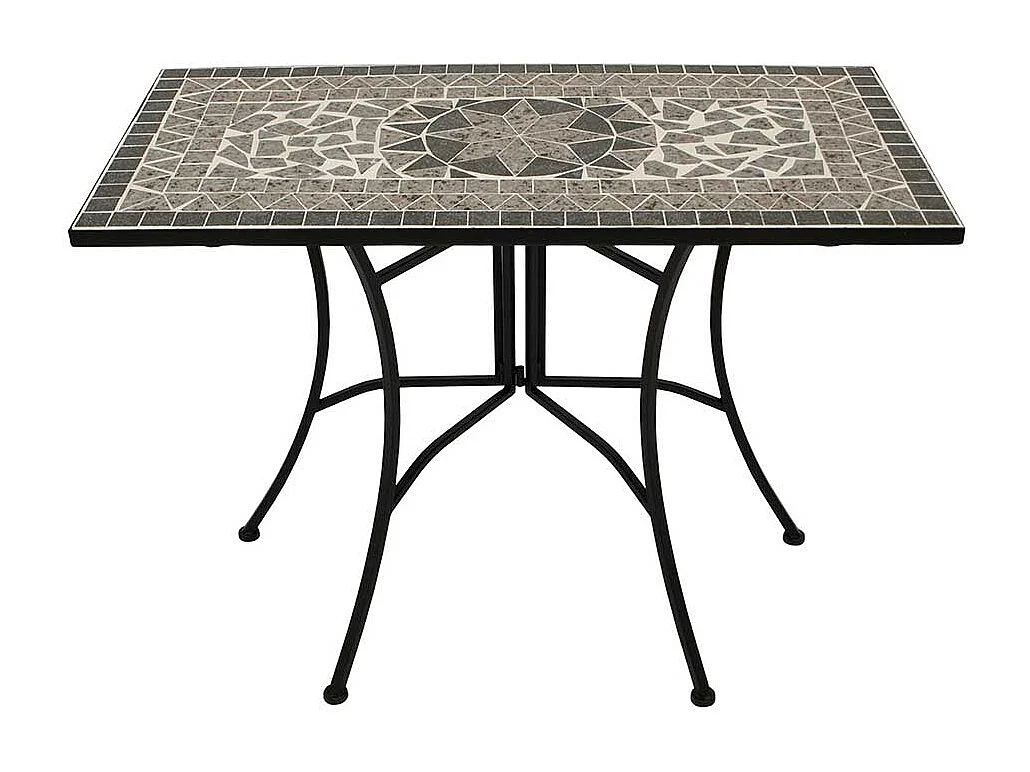 Mosaik Balkon Wandtisch im Retrostil Keramikplatte