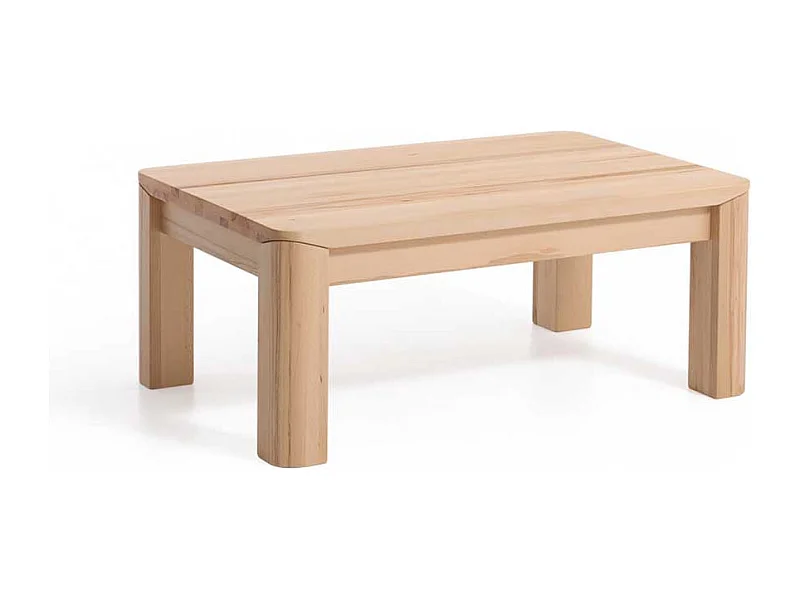 Sofatisch aus Kernbuche Massivholz 45 cm hoch