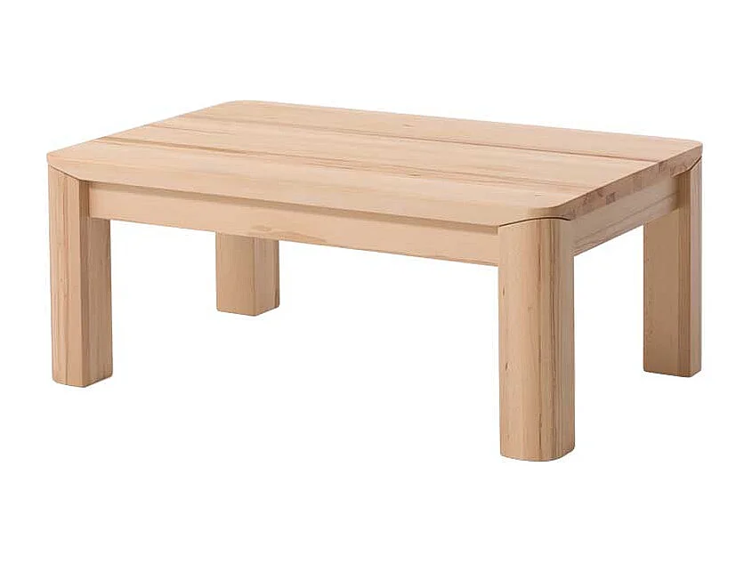 Sofatisch aus Kernbuche Massivholz 45 cm hoch