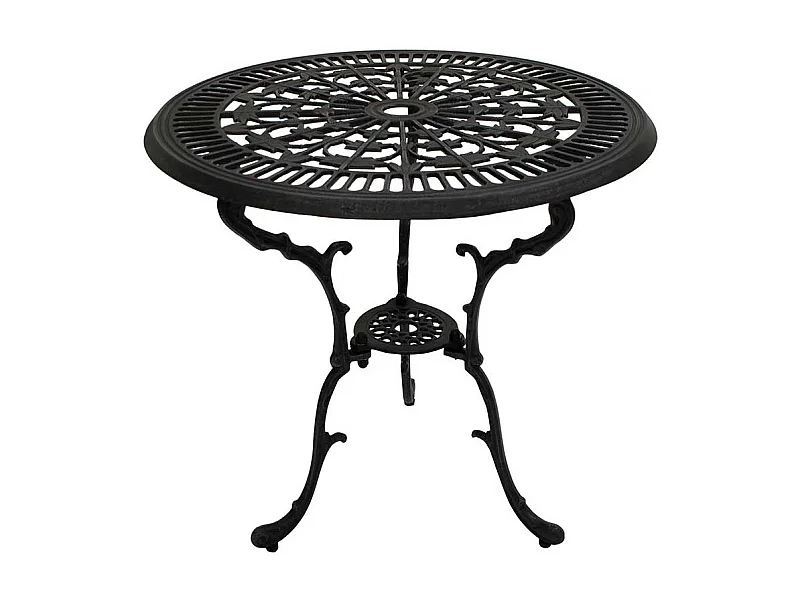 Terrassentisch aus Aluminium Vintage Design