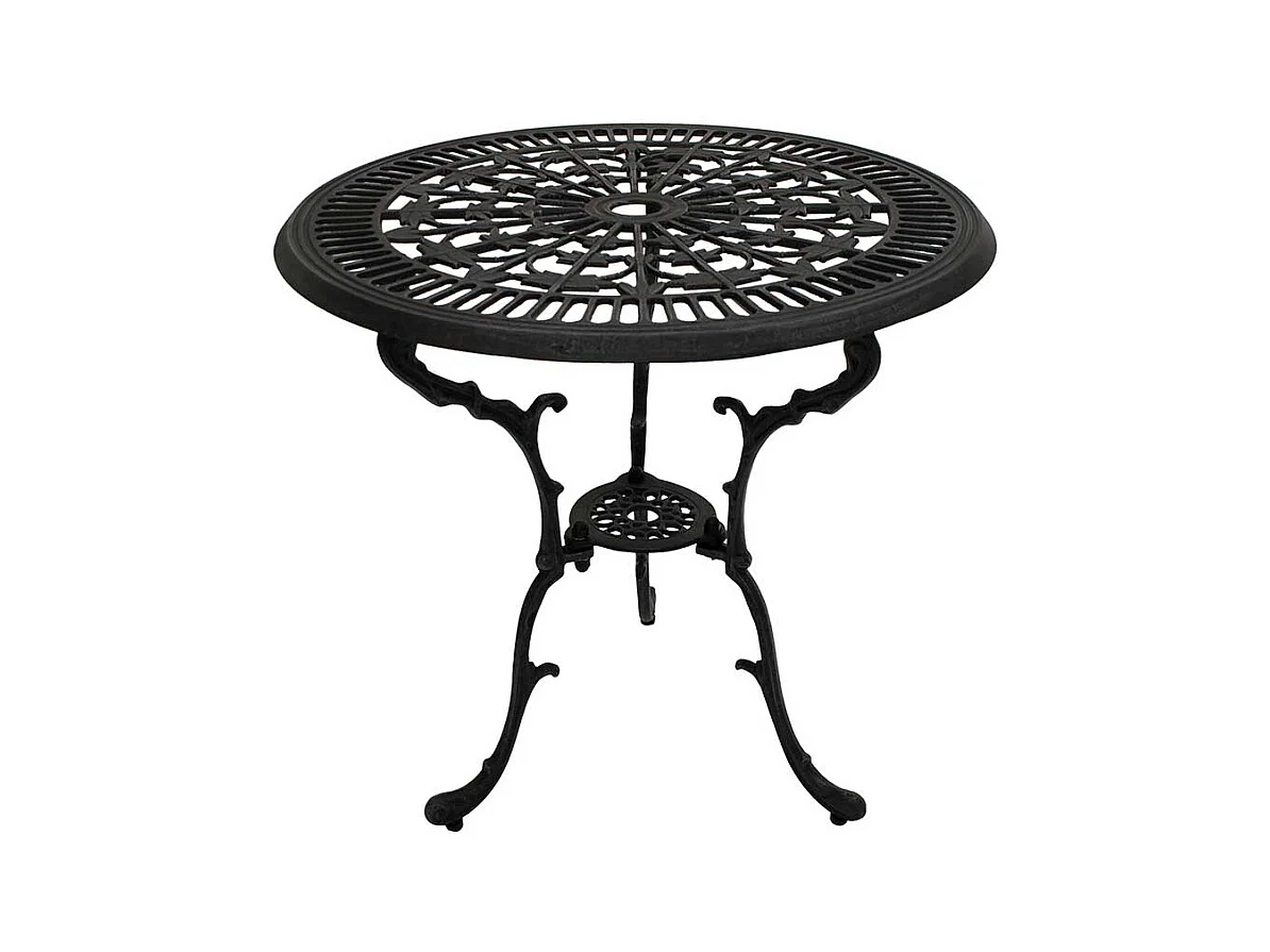 Terrassentisch aus Aluminium Vintage Design