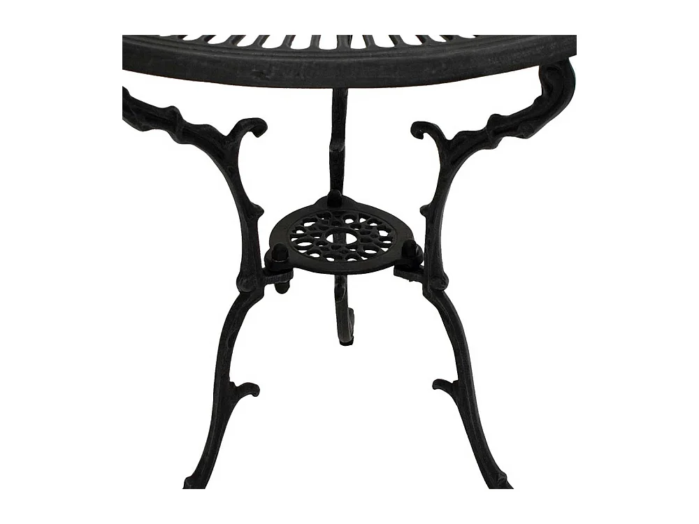 Terrassentisch aus Aluminium Vintage Design