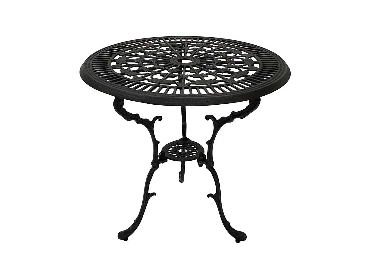 Terrassentisch aus Aluminium Vintage Design