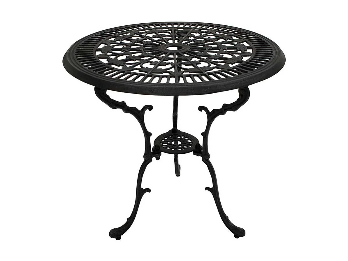 Terrassentisch aus Aluminium Vintage Design