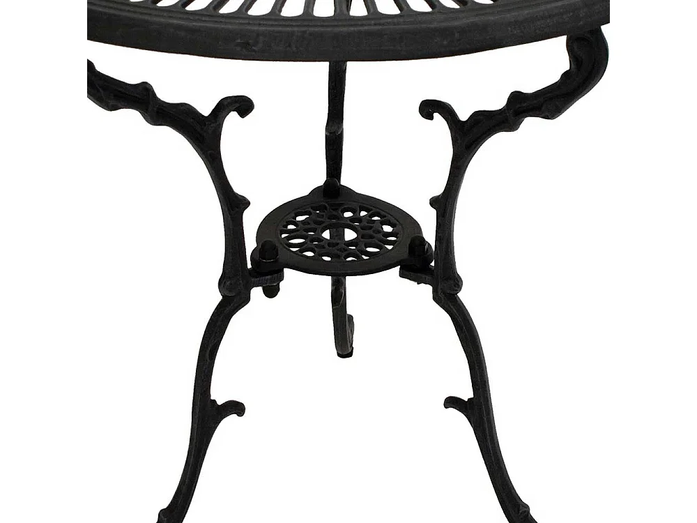 Terrassentisch aus Aluminium Vintage Design