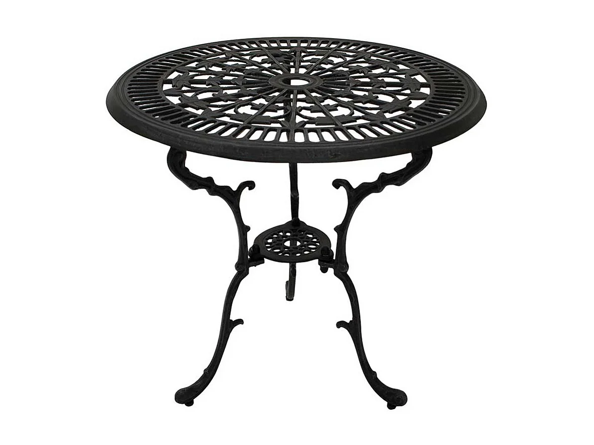 Terrassentisch aus Aluminium Vintage Design