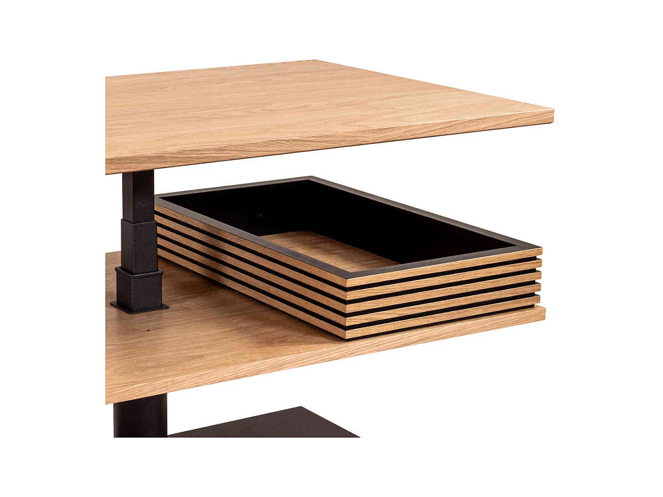 Couchtisch in Wildeichefarben Staufach