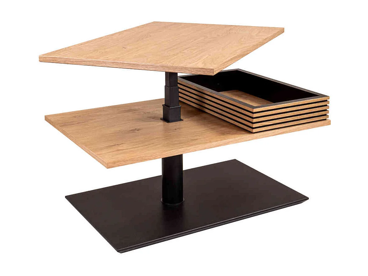 Couchtisch in Wildeichefarben Staufach