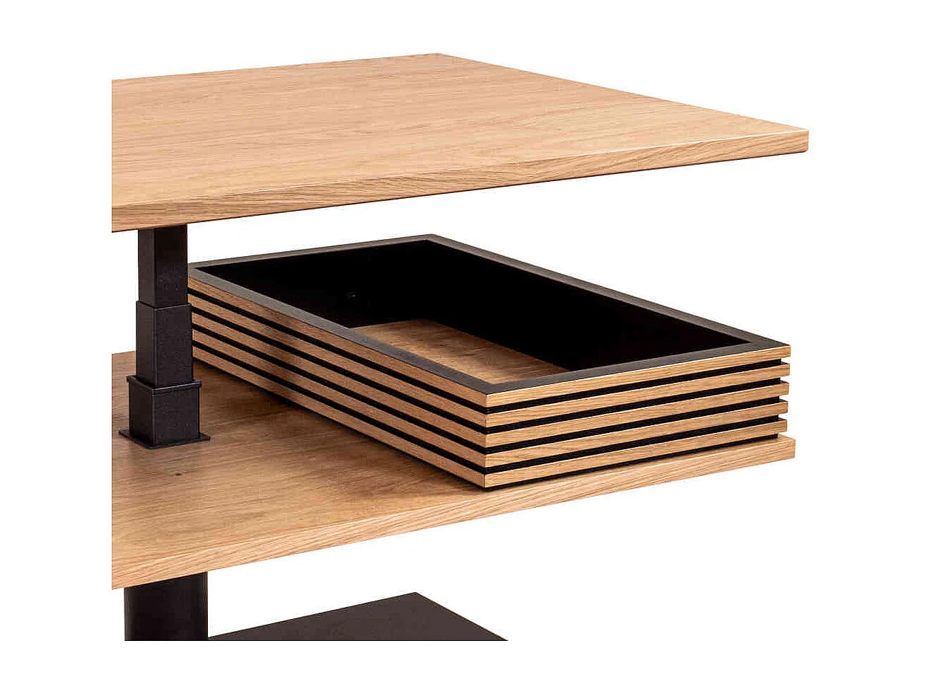 Couchtisch in Wildeichefarben Staufach