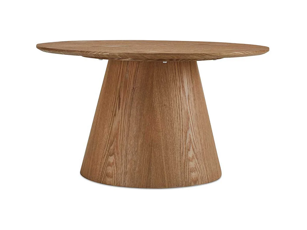 Couchtisch Sofatisch in runder Form echtholzfurniert