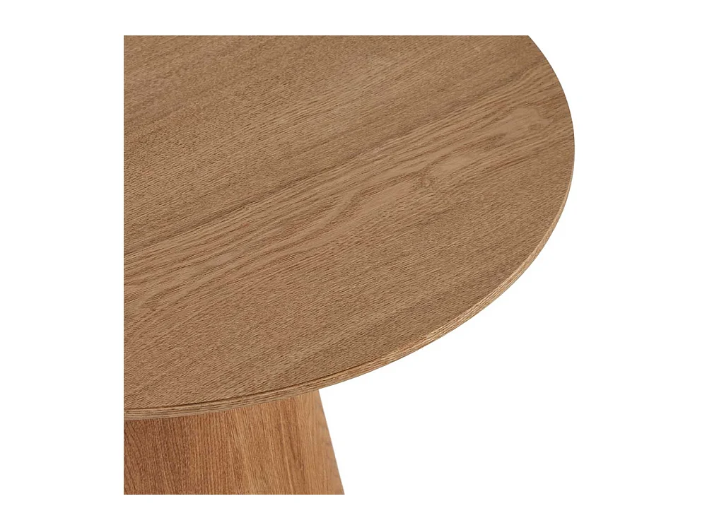 Couchtisch Sofatisch in runder Form echtholzfurniert