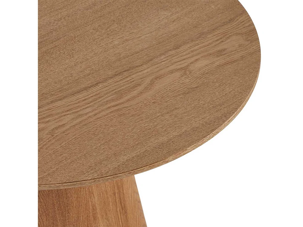 Couchtisch Sofatisch in runder Form echtholzfurniert