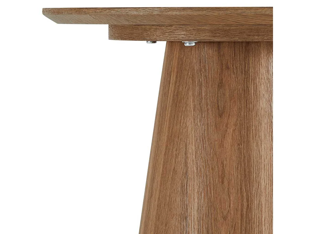 Couchtisch Sofatisch in runder Form echtholzfurniert