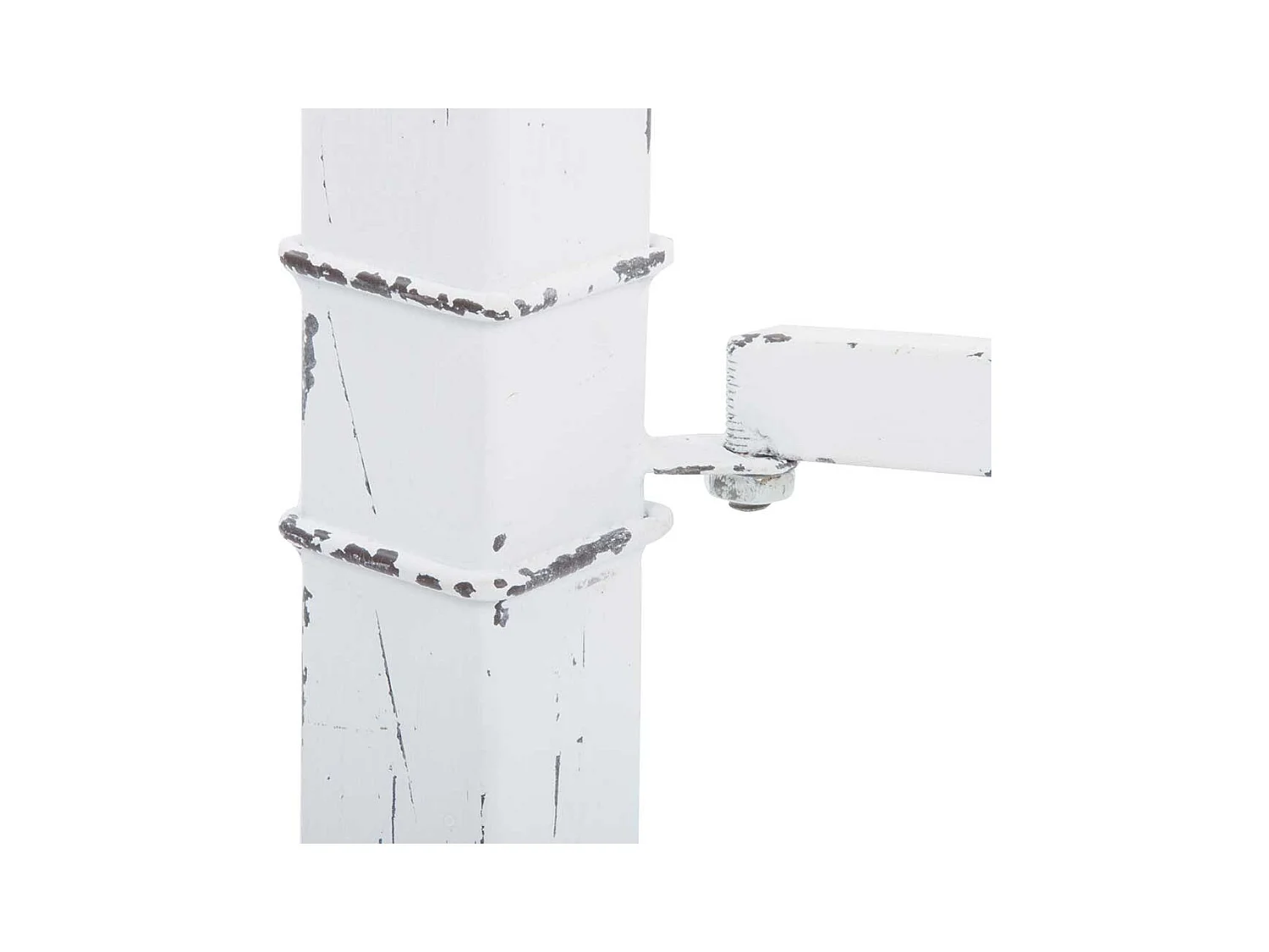 Konsoltisch Shabby Chic in Antikweiß Tanne Massivholz