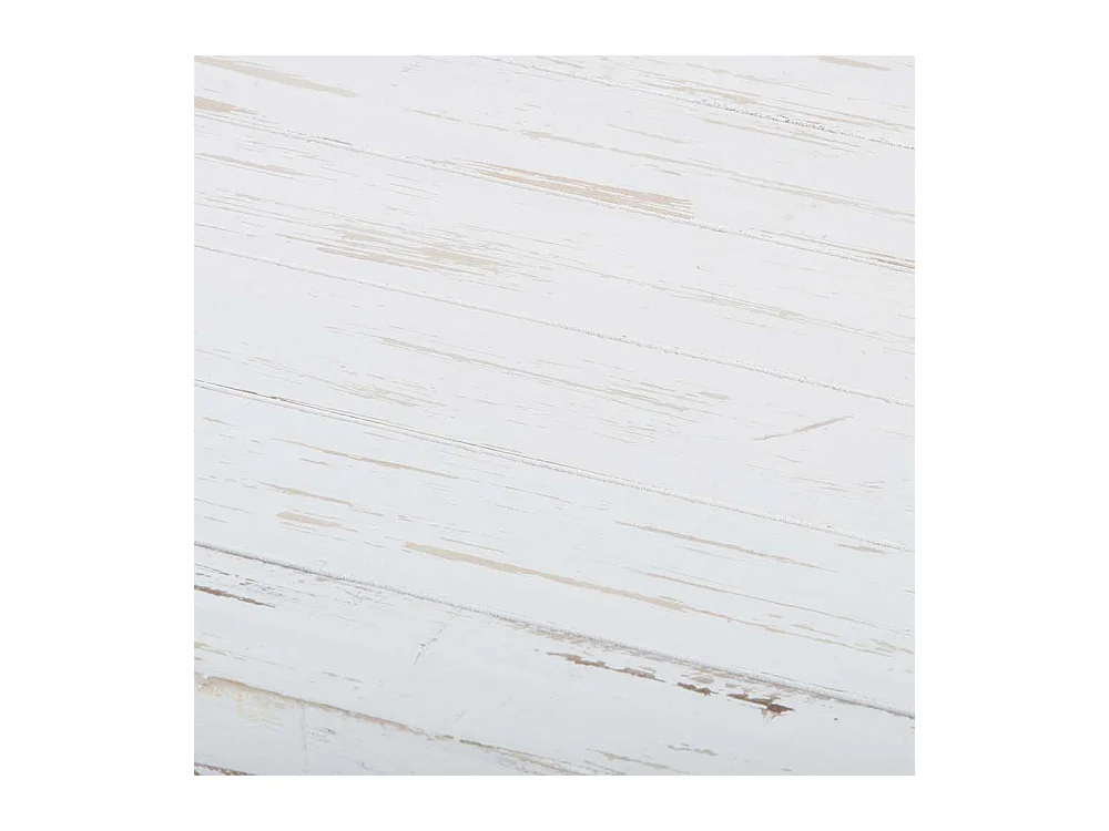 Konsoltisch Shabby Chic in Antikweiß Tanne Massivholz