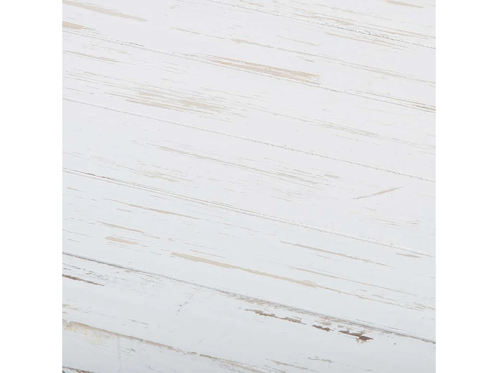 Konsoltisch Shabby Chic in Antikweiß Tanne Massivholz