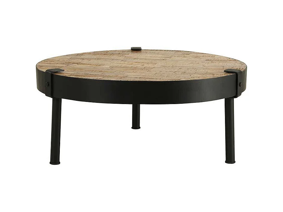 Factory Style Couchtisch mit Dreifußgestell runder Tischplatte