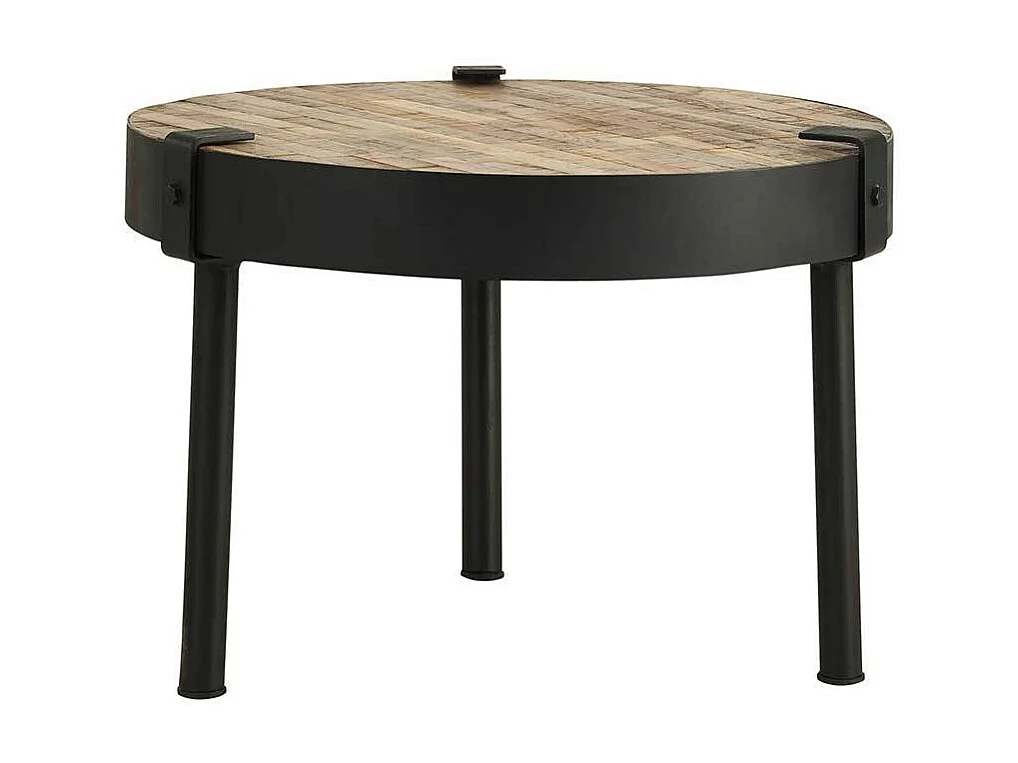 Factory Style Couchtisch mit Dreifußgestell runder Tischplatte