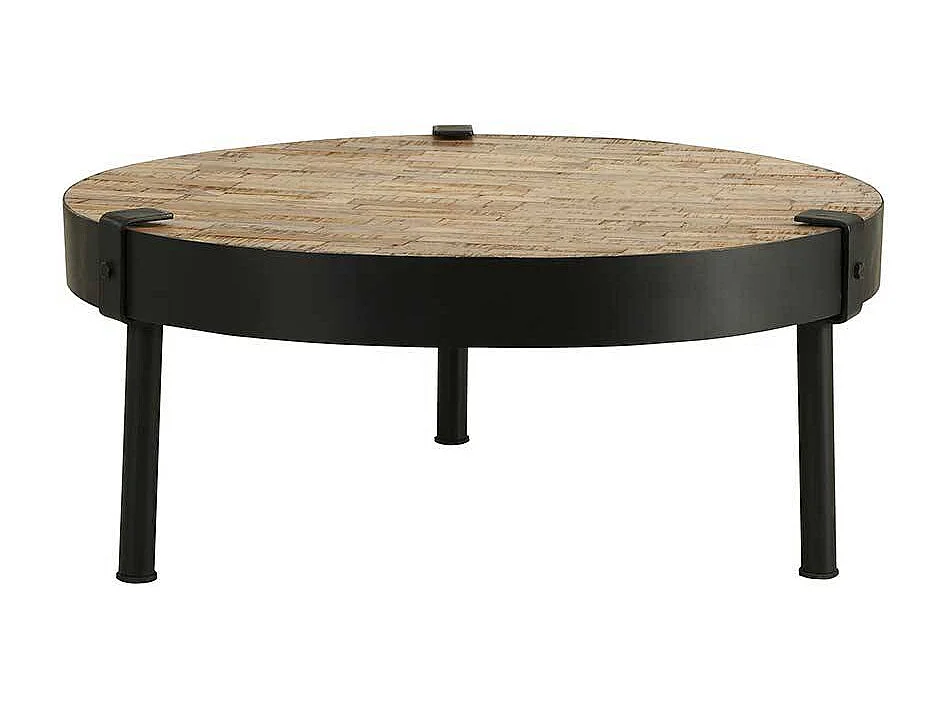 Factory Style Couchtisch mit Dreifußgestell runder Tischplatte