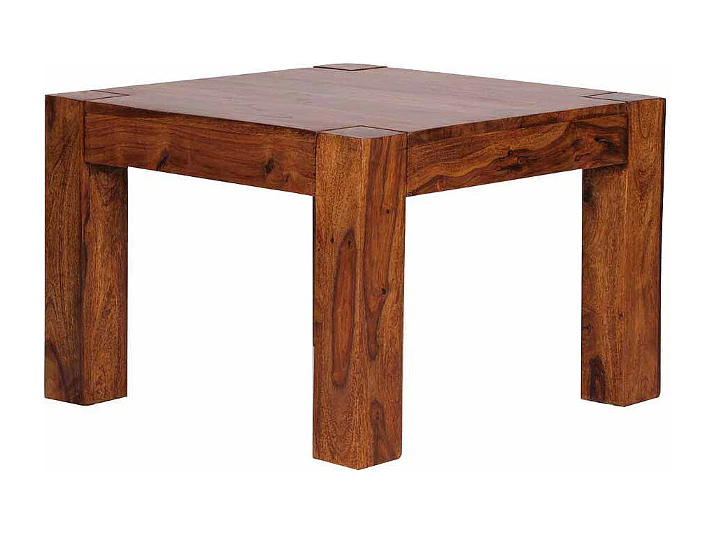 Wohnzimmertisch aus Sheesham Massivholz 60 cm