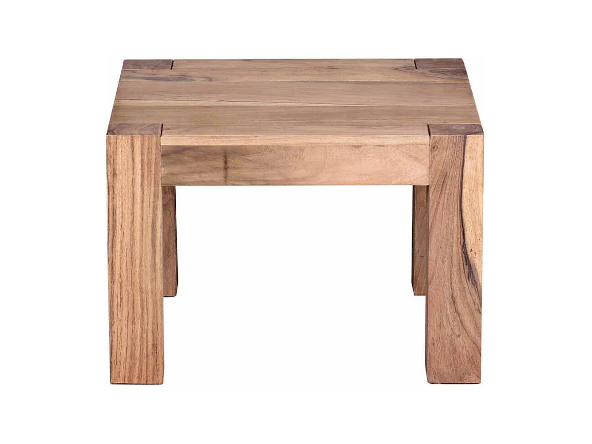 Wohnzimmer Couchtisch aus Akazie Massivholz 40 cm hoch