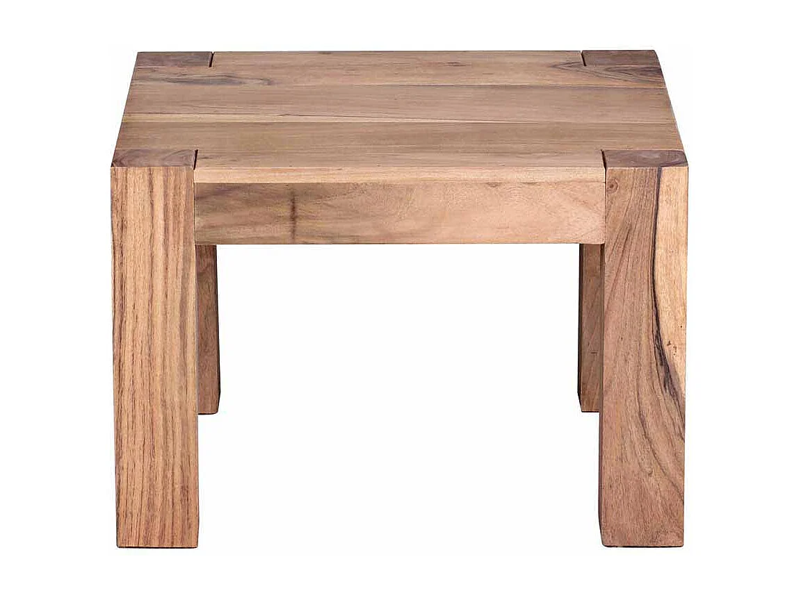Wohnzimmer Couchtisch aus Akazie Massivholz 40 cm hoch