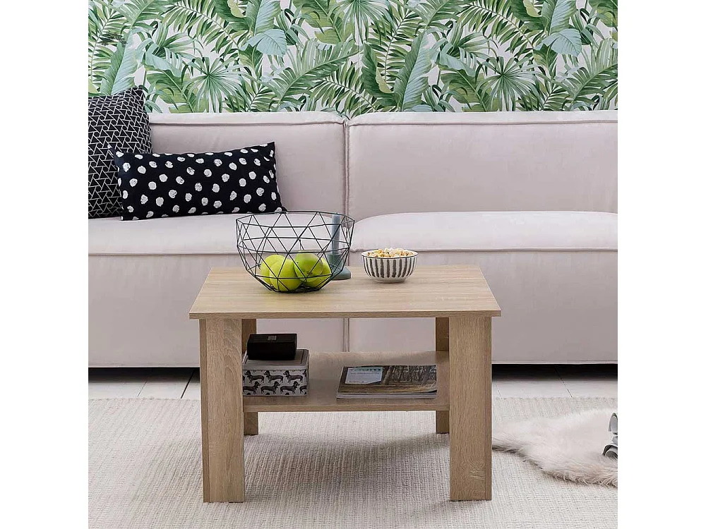 Sofatisch in Sonoma-Eiche quadratische Form