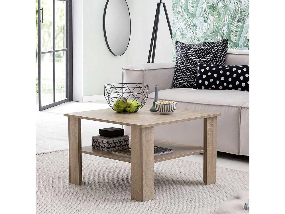 Sofatisch in Sonoma-Eiche quadratische Form