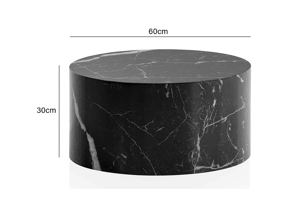 Designercouchtisch Couchtisch in Marmor Optik Hochglanz