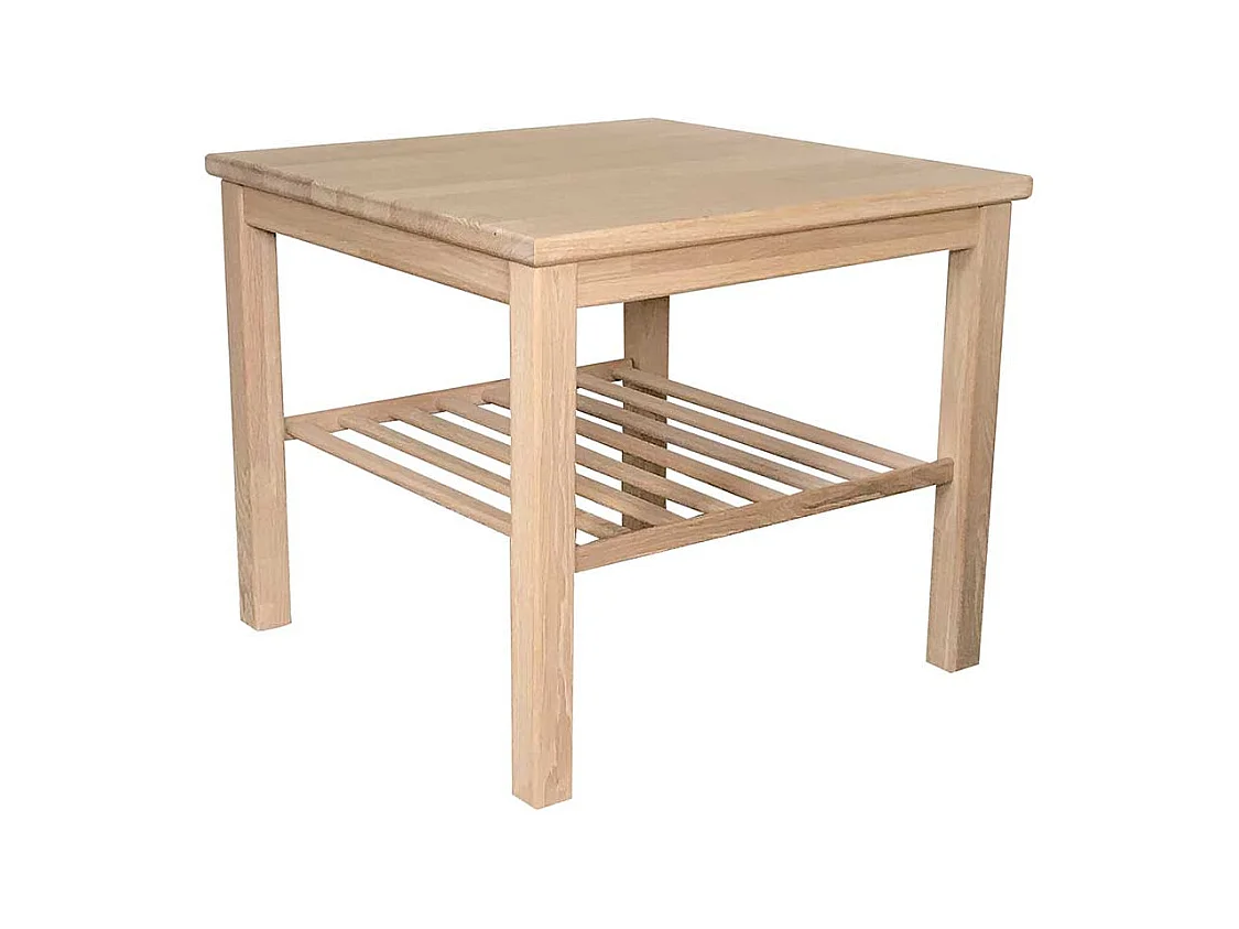 Wohnzimmertisch aus Eiche Massivholz Skandi Design