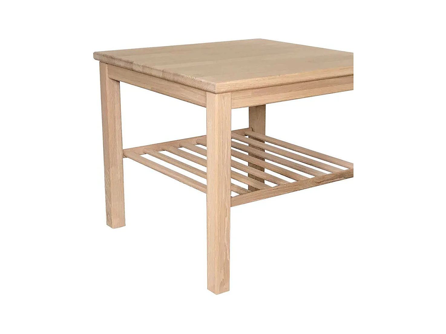 Wohnzimmertisch aus Eiche Massivholz Skandi Design