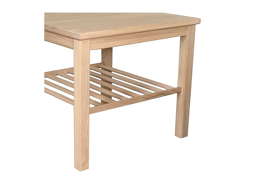 Wohnzimmertisch aus Eiche Massivholz Skandi Design