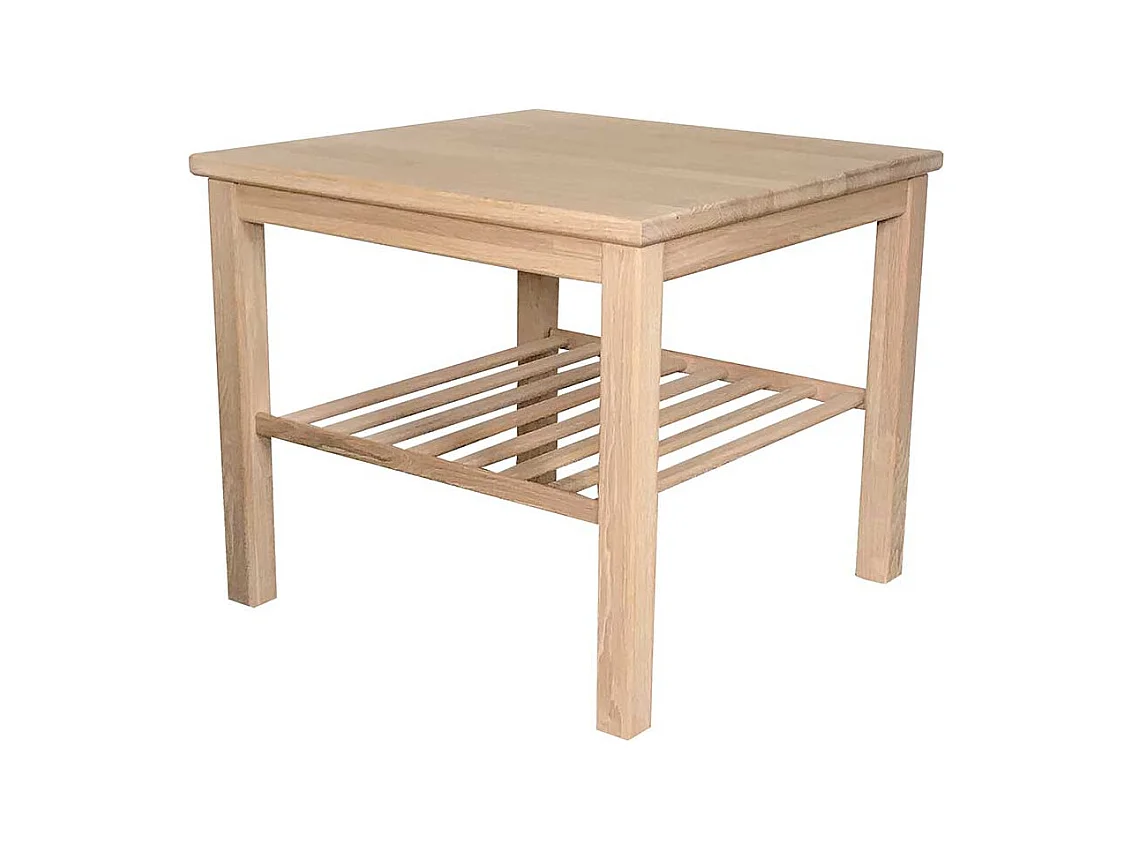 Wohnzimmertisch aus Eiche Massivholz Skandi Design