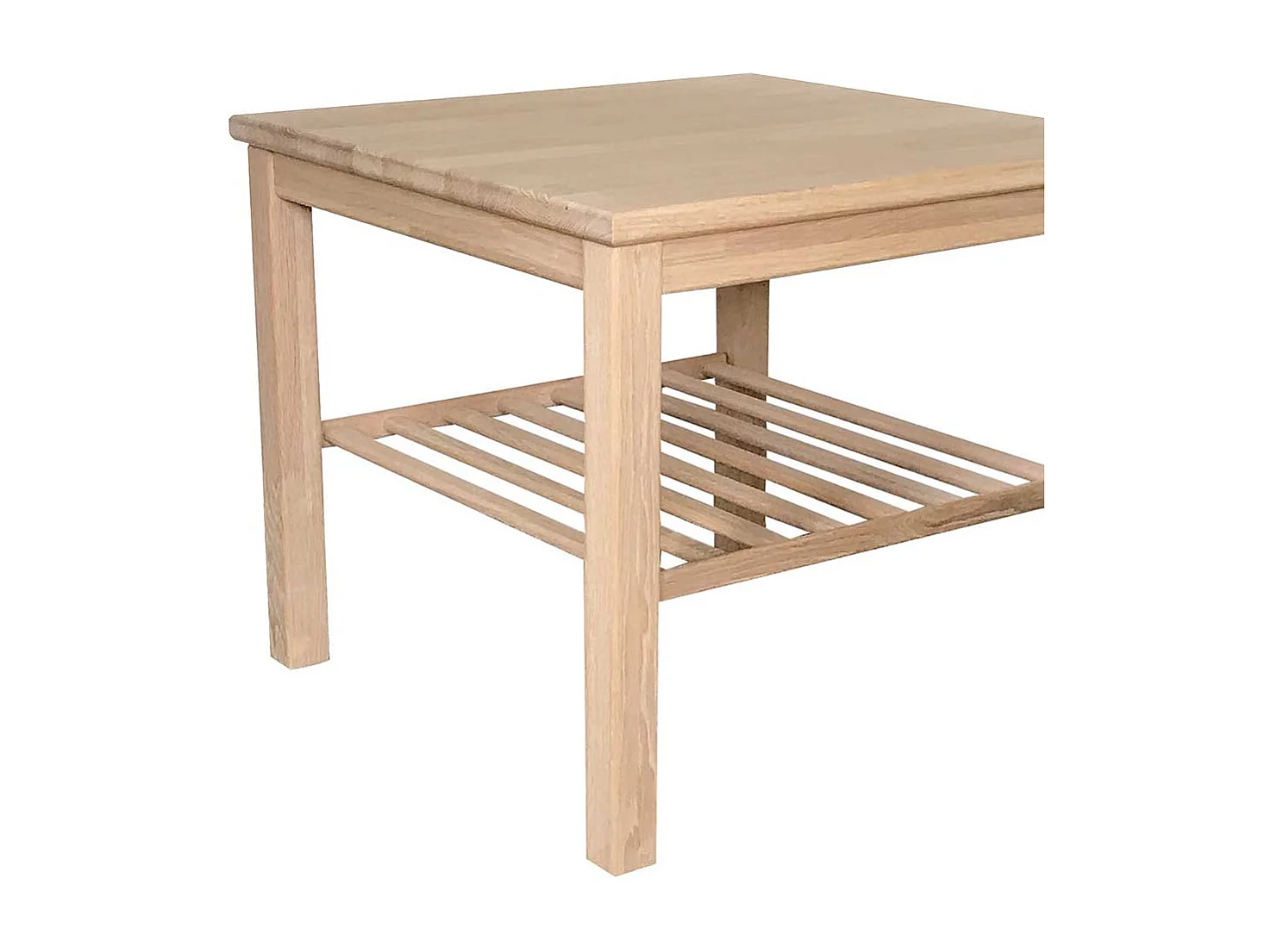 Wohnzimmertisch aus Eiche Massivholz Skandi Design