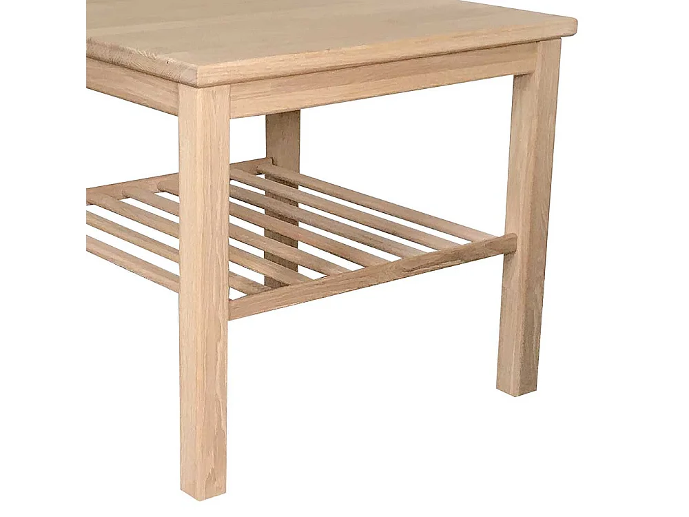 Wohnzimmertisch aus Eiche Massivholz Skandi Design