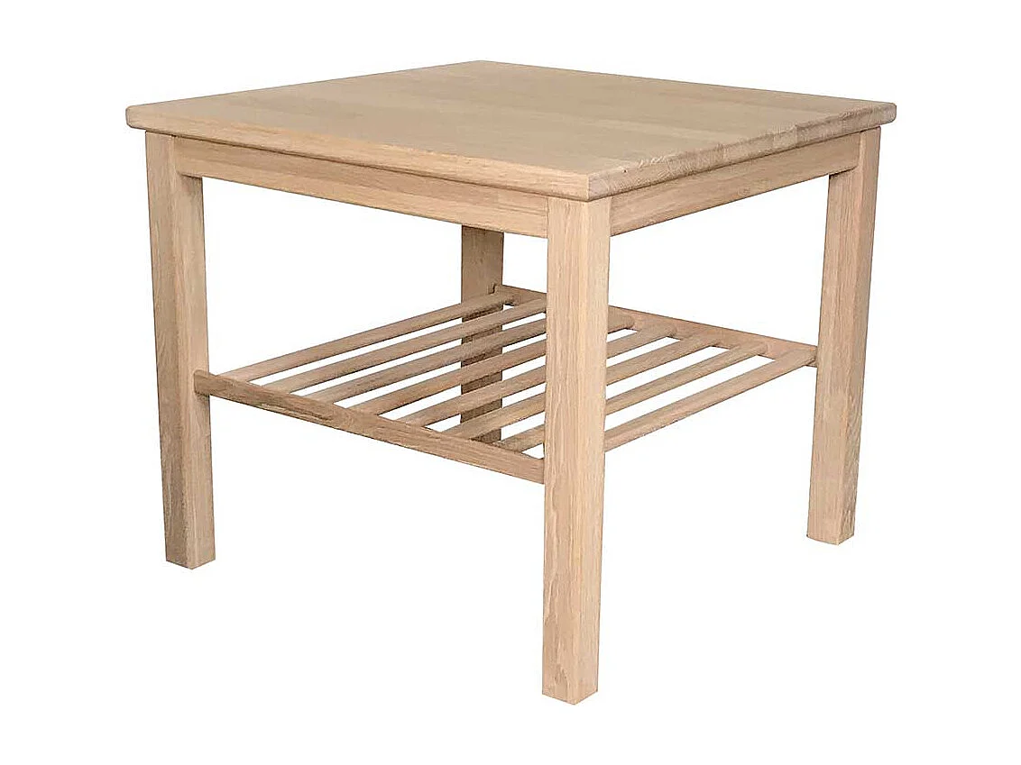 Wohnzimmertisch aus Eiche Massivholz Skandi Design